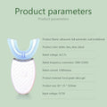 Intelligent U-Type Toothbrush 360 Degrees Sonic Electric Automatic with USB Charge Waterproof Silicon Head for Oral Care