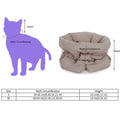 Waterproof Pet Elizabethan Collar Adjustable Anti-Bite Cat Protection Collars Warm Breathable Cat Recovery Cone Pet Wound