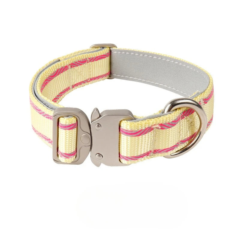 Adjustable Anti‑Escape Pet Collar with Buckle for Outdoor Walking Dog Leash Dog Rope for Dogs and Cats Neck Ring