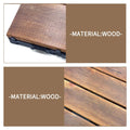 30PCS Outdoor Ground Decoration Of Household Splicing Solid Wood Flooring, Terrace, Courtyard, Balcony Renovation
