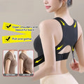 Wireless Posture Correction Bra for Women Seamless Push Up Bralette with Cross Back Support for Daily Shaping Lingerie