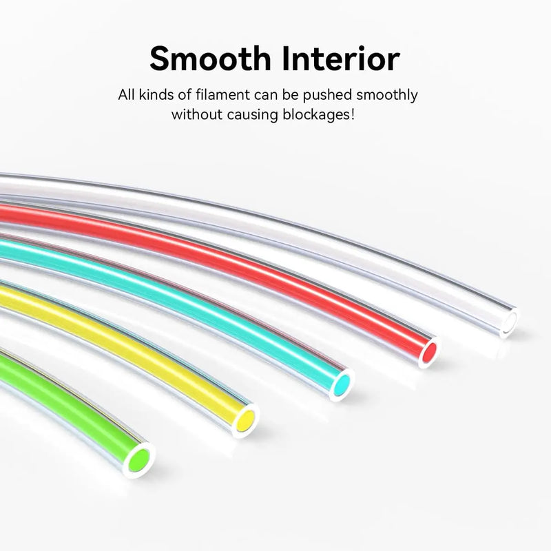 CREALITY Bowden PTFE Tubing white for 1.75mm Filament With PC4-M6 Fittings PC4-M10 Pneumatic For Ender 3/ Pro Ender 5/Pro CR-10/