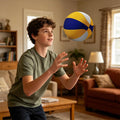 Noiseless Basketball 24cm Elastic Training Ball With Hoop | SAMAG