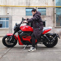 8000W Mid-Drive Belt Motor Electric Motorcycle 300km Type2 Fast Charge 200mm Wide Tire Adjustable Inverted Shock Customizable