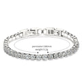 Modyle 316L Stainless Steel Sparkly Cubic Zircon Tennis Link Bracelets For Men and Women Gifts
