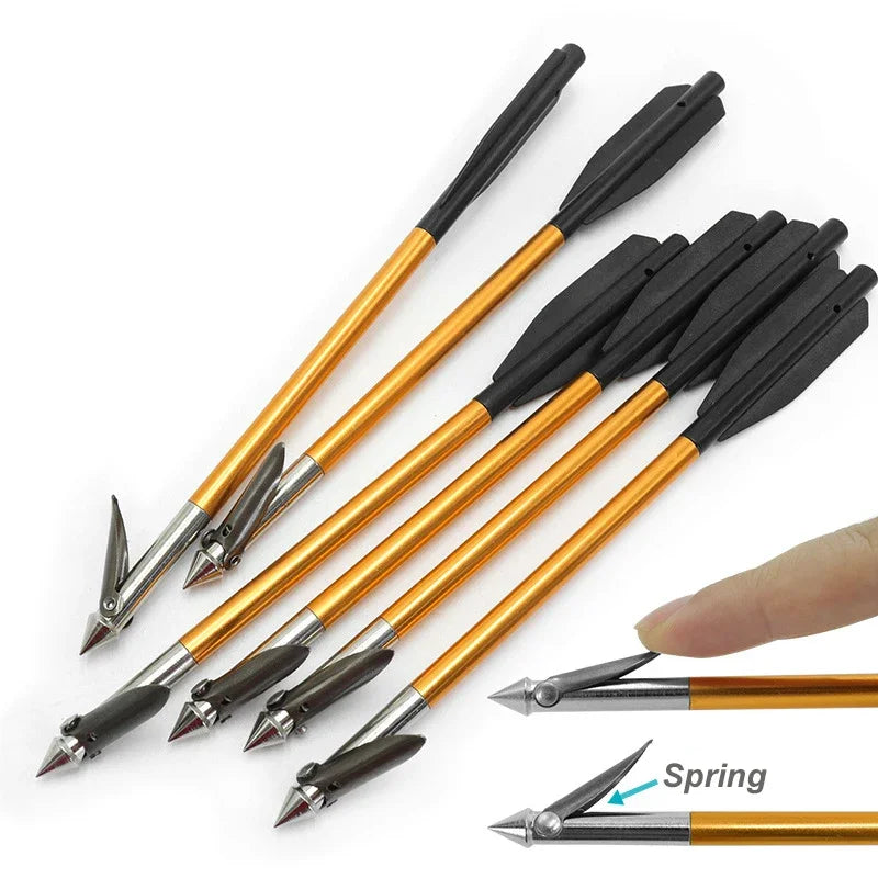 Fishing Short Arrow Metal Aluminum Shaft 6.8 Inches | SAMAG