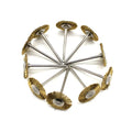 10PCS Jewelry Polishing Wheel Cloth Cotton Wool Brass Steel Wire Abrasive Brush For Rotary Tools 2.35 Shank