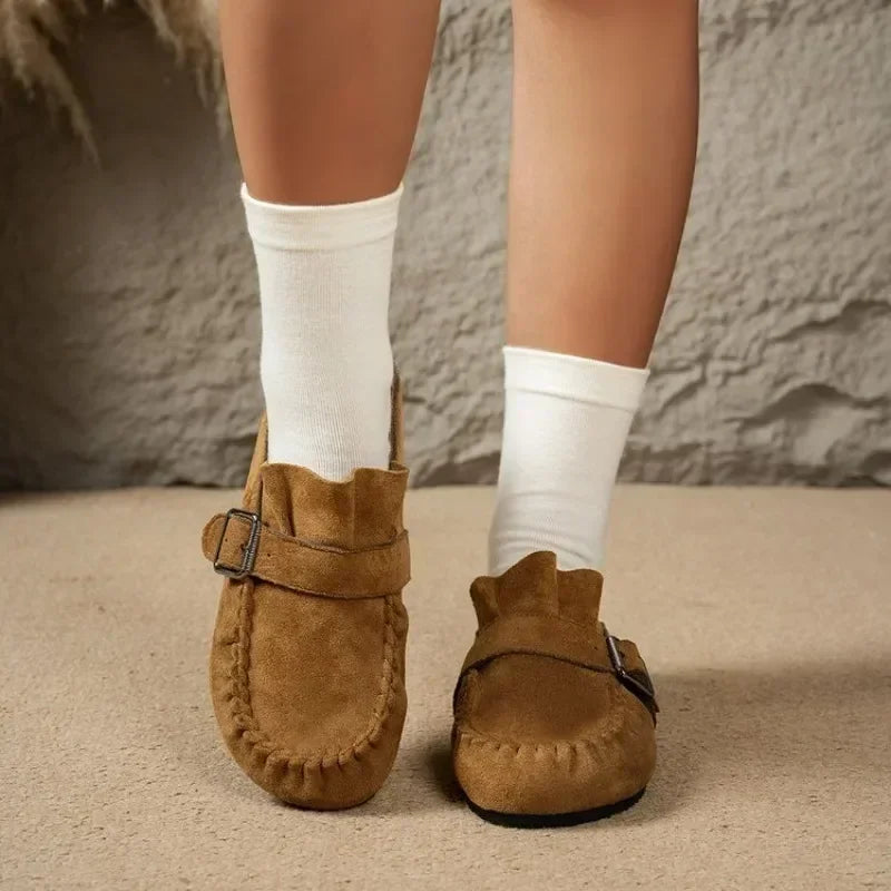 New Women Shoes Clogs for Women Fashion Cork Suede Mules Slippers Classic Cork Antislip for Outdoor Slippers with Arch Support