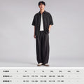 Fashion Men's Lyocell Linen 2-Piece Set Summer Turn-Down | SAMAG