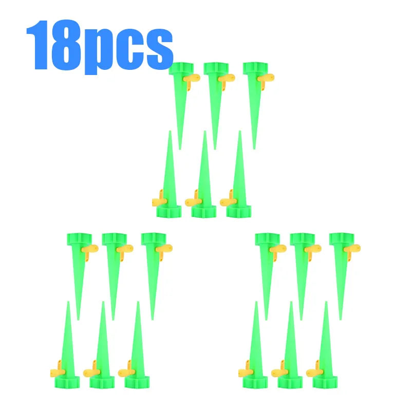 6/12/18/24/36pcs Drip Irrigation Flowers Garden Automatic Plants Pots Set Home Drippers Greenhouse Watering System Watering Can
