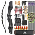 Lbs Archery Recurve Bow 60 Inch Black Hunting 15" | SAMAG