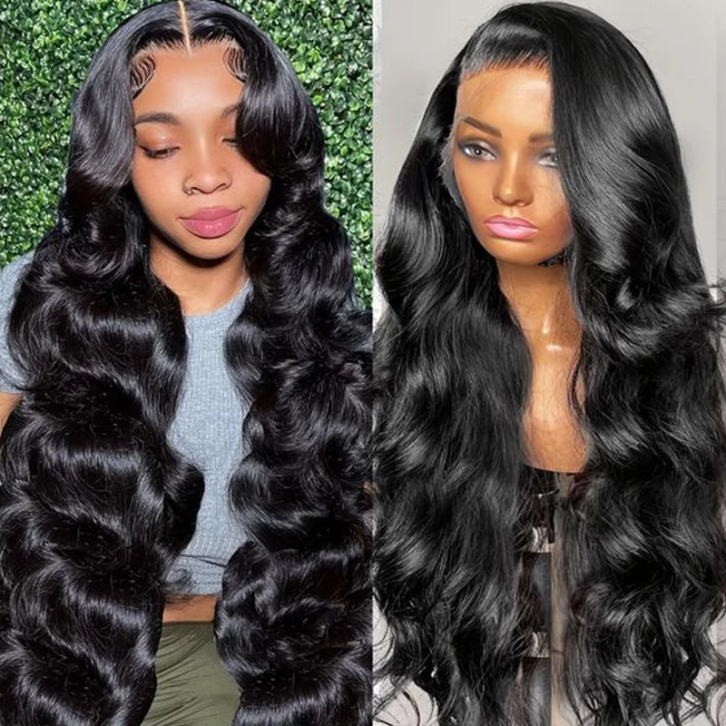 180 Density 30 32 Inches Body Wave 13x6 Lace Front Human Hair Wigs Malaysia 13x4 Transparent Lace Frontal Wig For Women On Sale