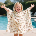 Elinfant Hooded Bath Towel -Soft, Absorbent, For 0-3 Years Old, Bathroom, Beach,Baby Bath Towel,Suitable for Youngsters's