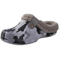 Smile Winter Fur Lined Clogs Women Fuzzy Slippers Men Warm House Slippers Adult Outdoor Waterproof Slippers Comfort Garden Clogs