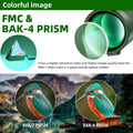 Professional 80x100 HD Monocular Telescope w/ Phone Adapter & Tripod, BAK4 Prism for Bird Watching, Hunting, Night Vision
