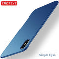 For iPhone X XR Case ZROTEVE Luxury Ultra Thin Frosted Hard PC Cover For Apple iphone XR XS Max iPhonex 10 iPhone10 Phone Cases