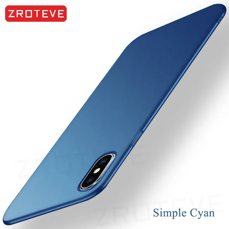 For iPhone X XR Case ZROTEVE Luxury Ultra Thin Frosted Hard PC Cover For Apple iphone XR XS Max iPhonex 10 iPhone10 Phone Cases