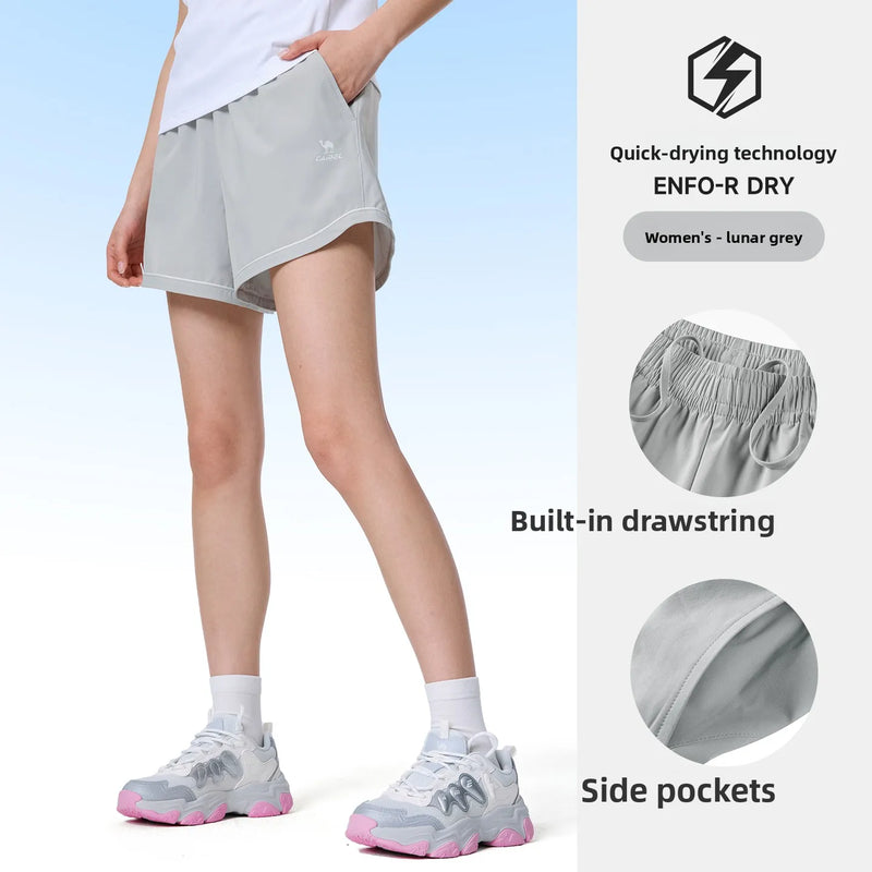 Golden Camel Men's Summer Quick Dry Shorts Ice Silk Running Gym Sport Shorts Breathable Beach Short Pant Jogging Casual Pants