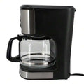 12-Cup Programmable Coffee Maker In Black With Stainless Steel Accents