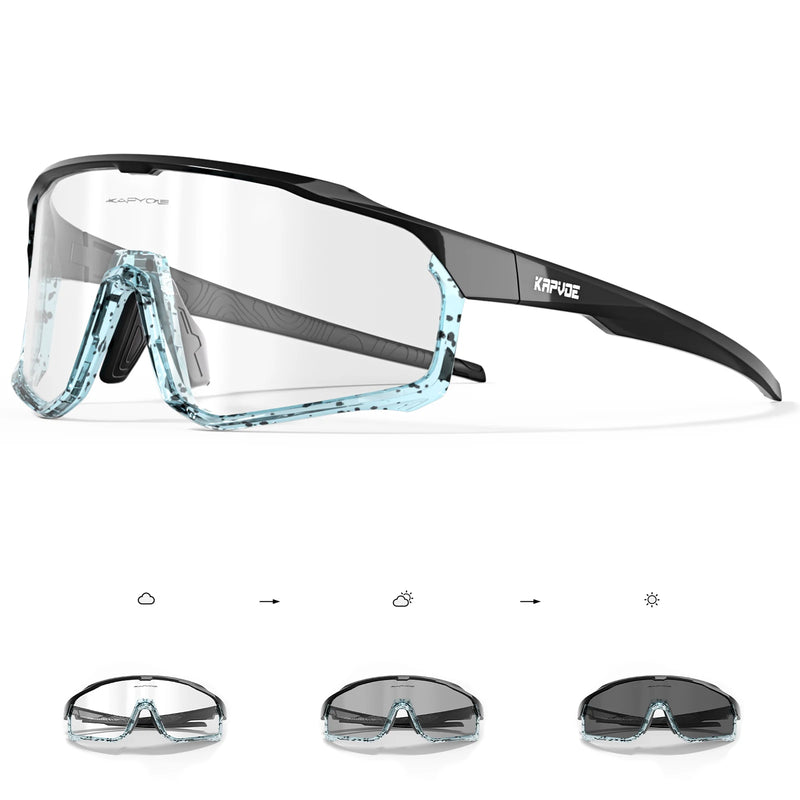 Kapvoe Photochromic Cycling Sunglasses for Men Glasses - View 18 | SAMAG