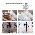 White Shoe Polish Cream Sneaker Cleaner and Shine Restorer for White Sports Shoes Leather and Canvas
