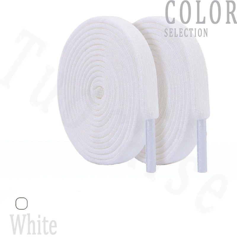 1 Pair No Tie Shoelaces for Shoes 8MM Flat Elastic Laces Sneakers Kids Adult Quick Shoelace Without Ties Shoe Accessories