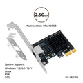 2500Mbps PCI - E To RJ45 I226 RTL8125B Network Card 2.5G Gigabit Ethernet 100/1000/2500Mbps For Desktop - Visuel 6 | SAMAG