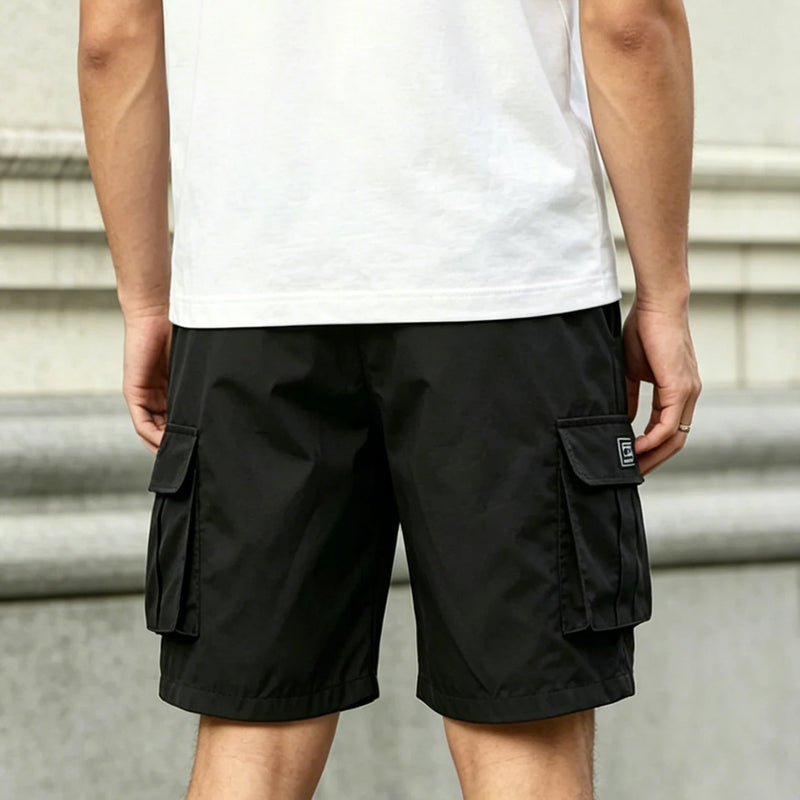Men's Techwear Cargo Shorts, Lightweight Quick-Dry | SAMAG