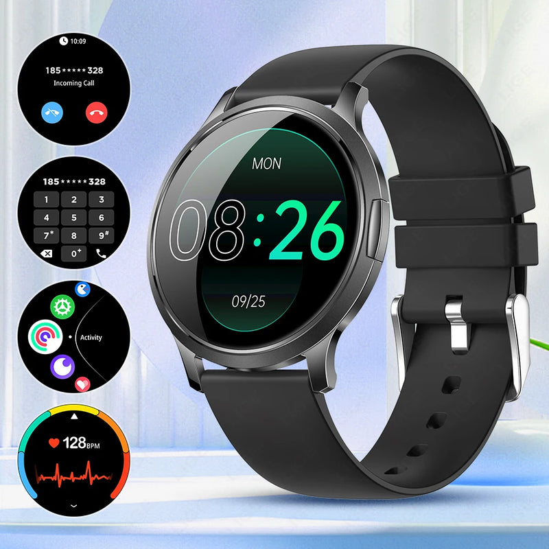 LIGE 2025 New Smart Watch For Women AMOLED HD Screen Watches IP68 Waterproof Heart Rate Monitor Ladies Utra-thin Smartwatch