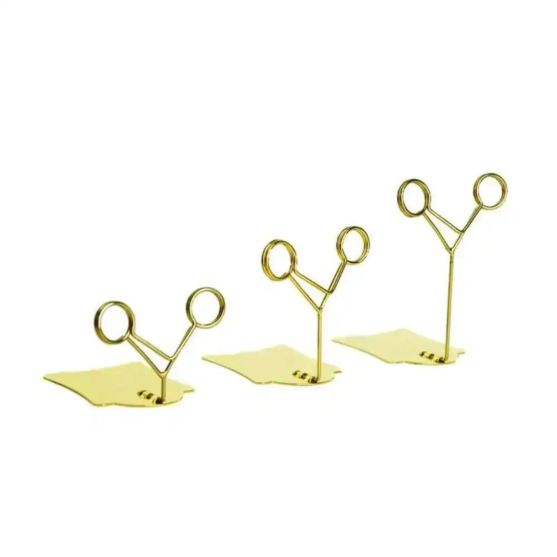 Metal Label Clip Bread Price Card Bakery Cake Shop Card Clip Display Standing | Loripos