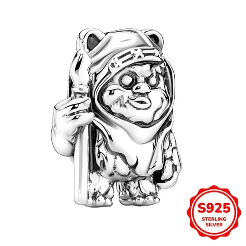TOP Wars Charms Bracelet Beads 925 Sterling Silver Shadow Warrior Helmet Hot Series Womens Pendant DIY - Visuel 15 | SAMAG