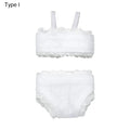 1Set Soft Lace Underwear Bra Briefs For 30CM Doll 1/6 Knickers For Blythe 1/6 BJD Dolls Top Underpant For Dollhouse Kids Toy