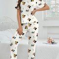 Women's 2-piece Disney Mickey and Friends Cute Cartoon | SAMAG
