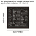 Keyboard Shortcut Stickers, Self - Adhesive Vinyl Decals for Windows Excel Word, Quick Reference Hotkey - Visuel 7 | SAMAG