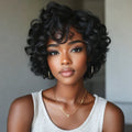 Sleek Short Pixie Cut Lace Wigs 100% Real Brazilian Body Wave Lace Wigs With Baby Hair Bodywave Human Hair Wigs For Women