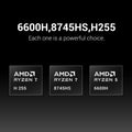 FIREBAT U6B 16 Inch Laptop Ryzen7 8745HS/ H255/R5 6600H CPU DDR5 16GB RAM 512GB ROM 2.5K Wifi6 BT5.2 Gamer Bussiness Notebook