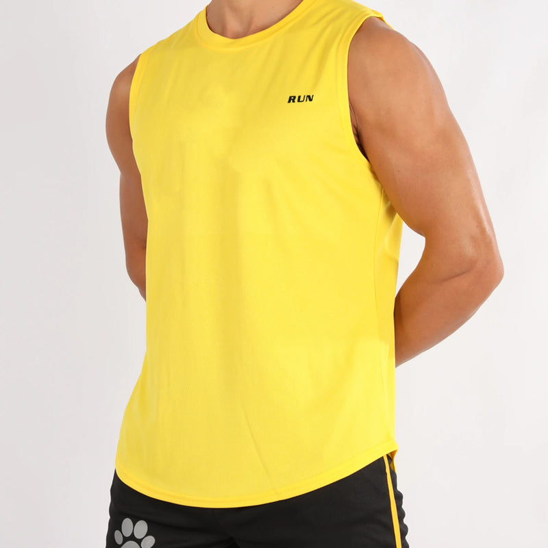 Men's Summer Fitness Vests, Fitness Training Clothes, Speed Fitness, Loose Sleeveless Shirts, Men's Fashion Basketball Vests