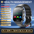 New Men Accurate Health Diagnosis ECG Smart Watch Blood Pressure Blood Oxygen Blood Fat Uric Acid Temp Bluetooth call Smartwatch