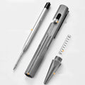 TC4 Titanium Alloy Bolt Type Tactical Pen Multi-functional Self-defense Break Windows Pen Camping Signature Pen For Women's Man