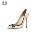 luxury women's shoes Heels For Women 2026 Bowknot Fashion High Heels Sexy Pointed Toe Pumps Ladies Stiletto Evening Dress Shoes