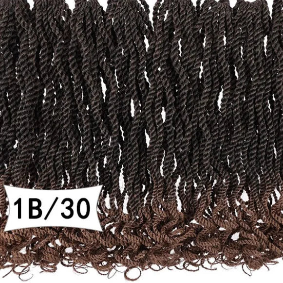 Synthetic Braided Full Lace Wigs with Baby Hair 12inch Curly Twist Box Braided Wigs for Woman Glueless Braided Wigs on Sale
