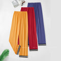 Men's Stylish Summer Pajama Pants, Thin Home Pants, Loose Breathable Air-Conditioned Pants with Elastic Waist