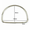 1-10Pcs D Ring Shape Metal Handles Replacement DIY Handbags Bags Purse for Making Women Bag Belt Hardware Accessories
