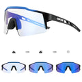 Kapvoe Red Photochromic Cycling Sunglasses for Men Blue | SAMAG