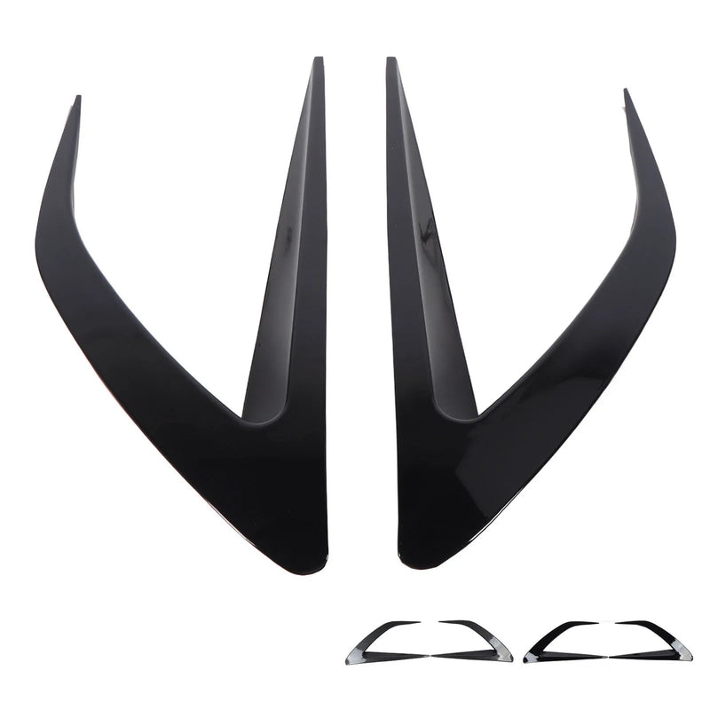 Auto Front Air Vent Splitter Improved Airflow Front Bumpe Air Vent Splitter Trim Stylish Look for MX-5 Miata ND 2016 and Later