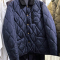 MAMELICCE Original design Stitching contrast turn down collar jacket simple loose cotton jackets tops