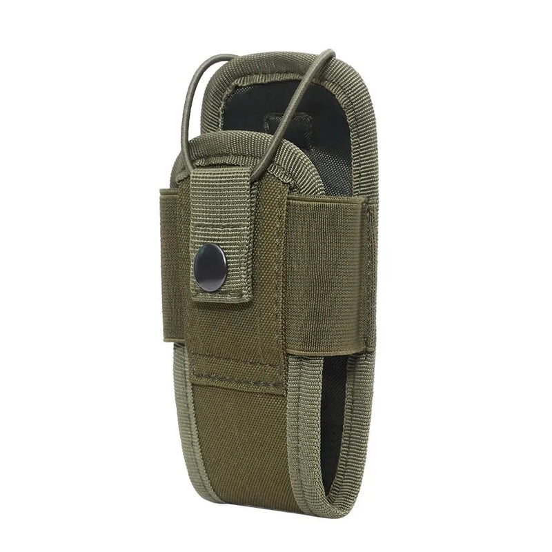 Tactical Walkie Talkie Carry Bag Molle Radio Pouch Holder Pocket Portable Outdoor Hunting Sports Waist Bag Interphone Holster