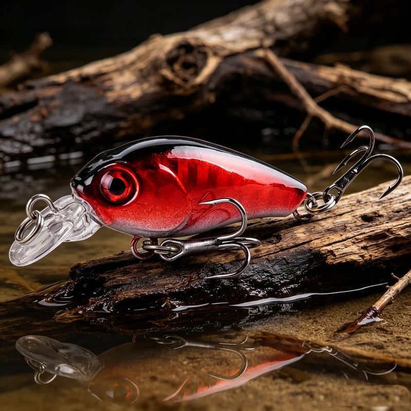 Fishing Lures Minnow Sinking Wobbler Carp Hard Bait 4.5cm | SAMAG