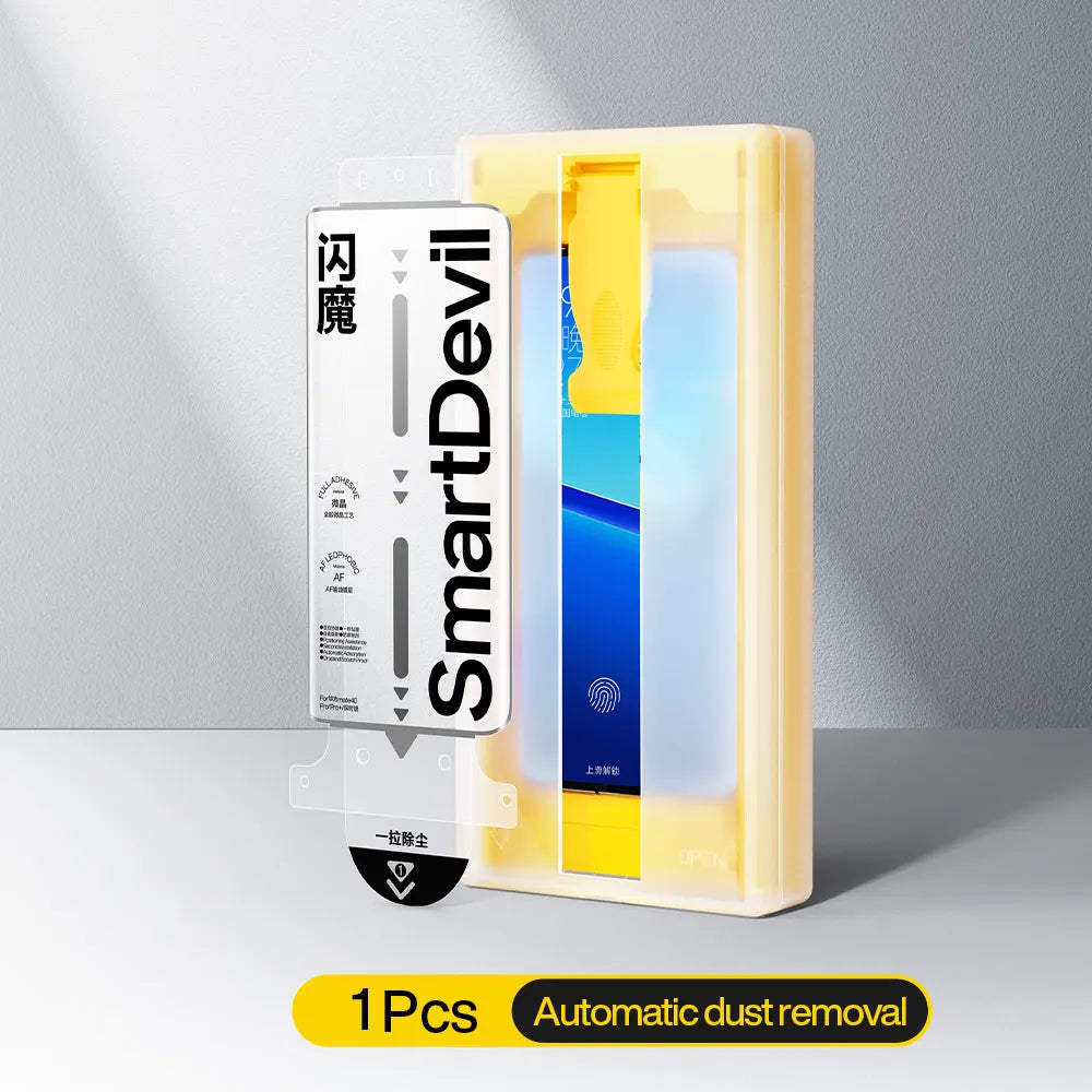 SmartDevil Microcrystalline Screen Protector for Xiaomi 14 13 Pro Full Glue Soft Film for Redmi Note 13 Pro Dust-free