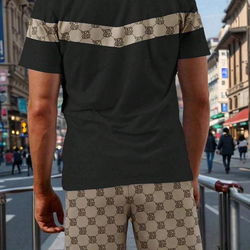 Summer Men's Suit with 3D Printed Pattern Breathable | SAMAG